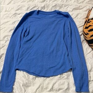 American Eagle Outfitters Blue Long Sleeve Top